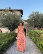 Celestine | Floral Sleeveless Maxi Dress Wedding Guest Occasion