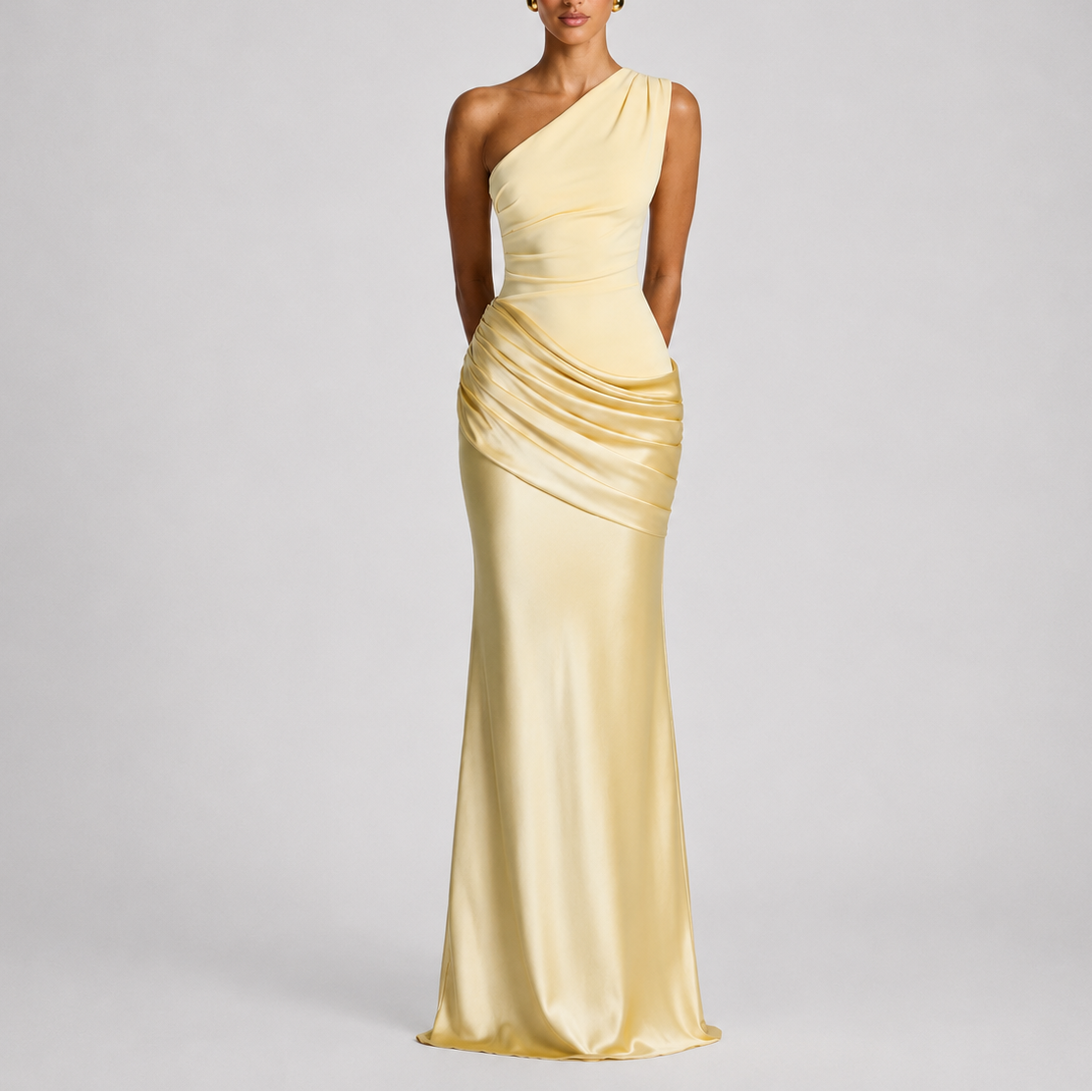 Manon | Elegant One Shoulder Maxi Dresses For Women Occasions