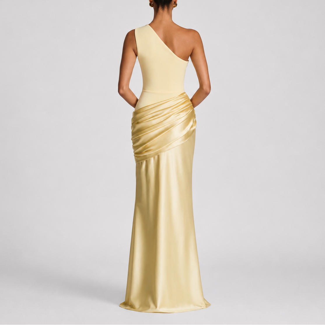 Manon | Elegant One Shoulder Maxi Dresses For Women Occasions