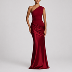 Manon | Elegant One Shoulder Maxi Dresses For Women Occasions