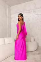 Noemie | Women's One Shoulder Cocktail Dresses Maxi Evening