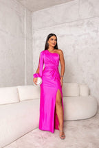 Noemie | Women's One Shoulder Cocktail Dresses Maxi Evening