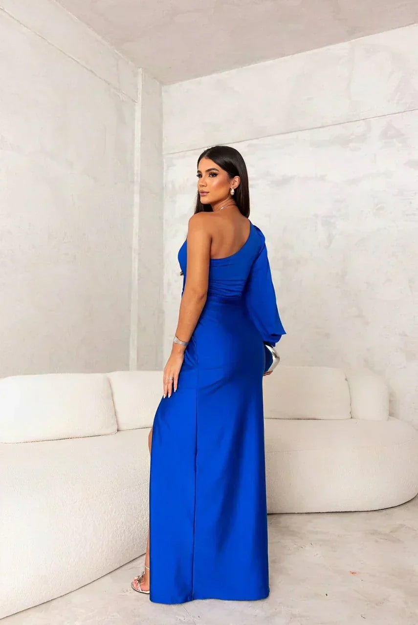 Noemie | Women's One Shoulder Cocktail Dresses Maxi Evening