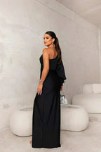 Noemie | Women's One Shoulder Cocktail Dresses Maxi Evening