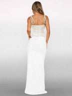 Liliana | Figure-Hugging Spaghetti Strap Evening Maxi Dress