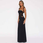 Liliana | Figure-Hugging Spaghetti Strap Evening Maxi Dress
