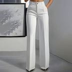 Solene | Wide Leg High Waist Tailored Trousers