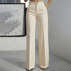 Solene | Wide Leg High Waist Tailored Trousers