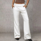 Romilly | High Waisted Wide Leg Flared Trousers Smart Casual