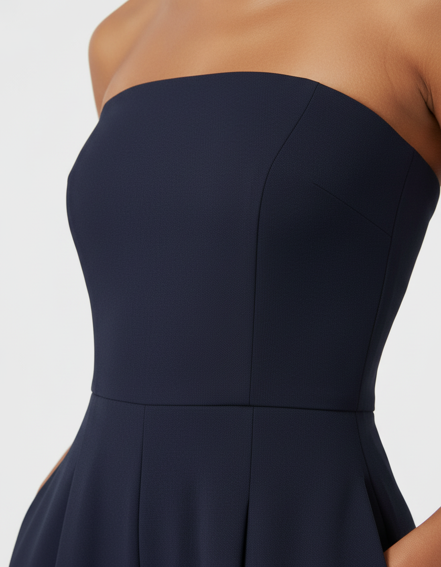 Constance | Strapless Wide Leg Jumpsuit Formal Occasion