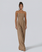 Constance | Strapless Wide Leg Jumpsuit Formal Occasion