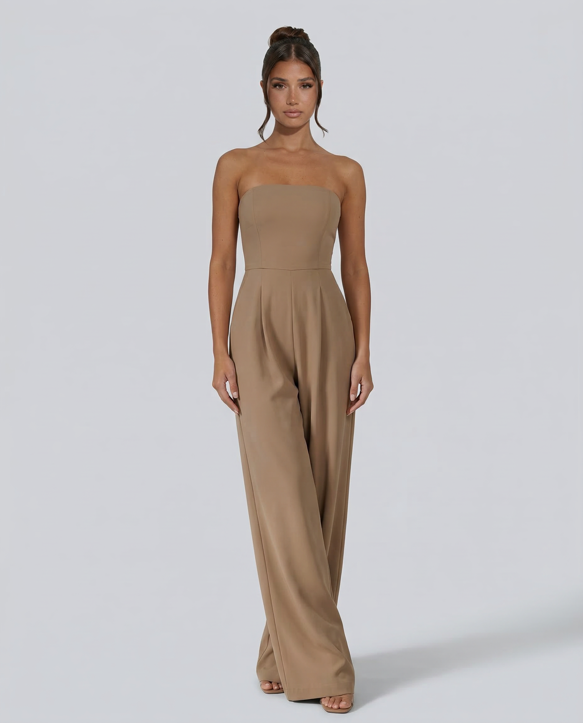 Constance | Strapless Wide Leg Jumpsuit Formal Occasion
