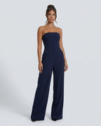 Constance | Strapless Wide Leg Jumpsuit Formal Occasion