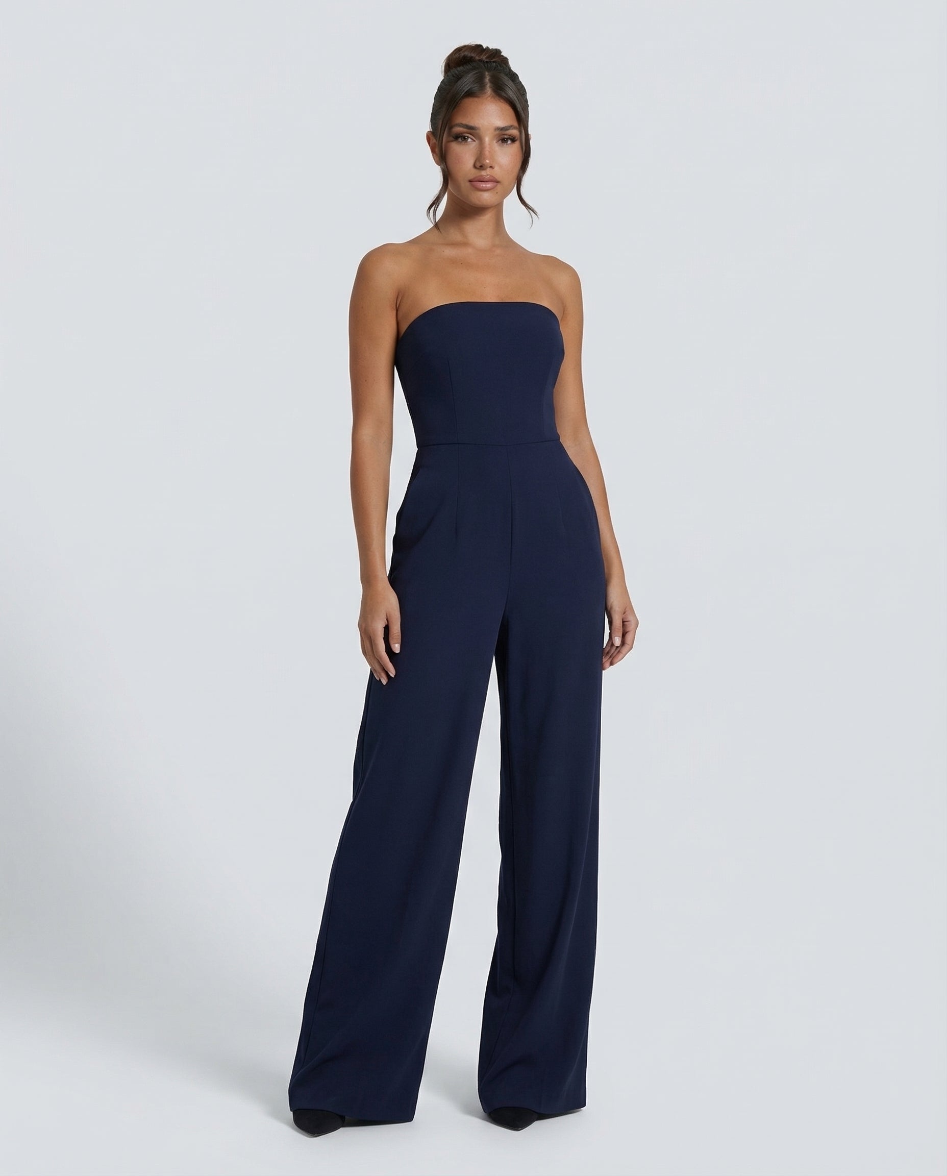 Constance | Strapless Wide Leg Jumpsuit Formal Occasion