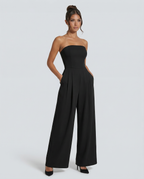 Constance | Strapless Wide Leg Jumpsuit Formal Occasion