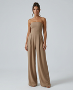 Constance | Strapless Wide Leg Jumpsuit Formal Occasion