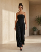 Constance | Strapless Wide Leg Jumpsuit Formal Occasion