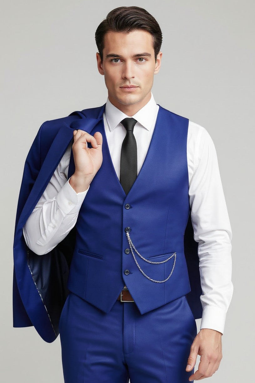 Ivan | Men 3-Piece Tailored Wedding Suit Single Breasted Formal