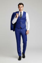 Ivan | Men 3-Piece Tailored Wedding Suit Single Breasted Formal