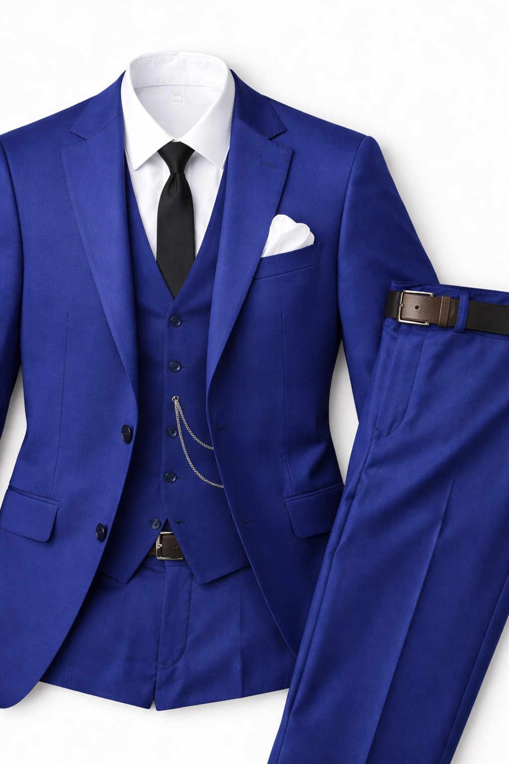 Ivan | Men 3-Piece Tailored Wedding Suit Single Breasted Formal
