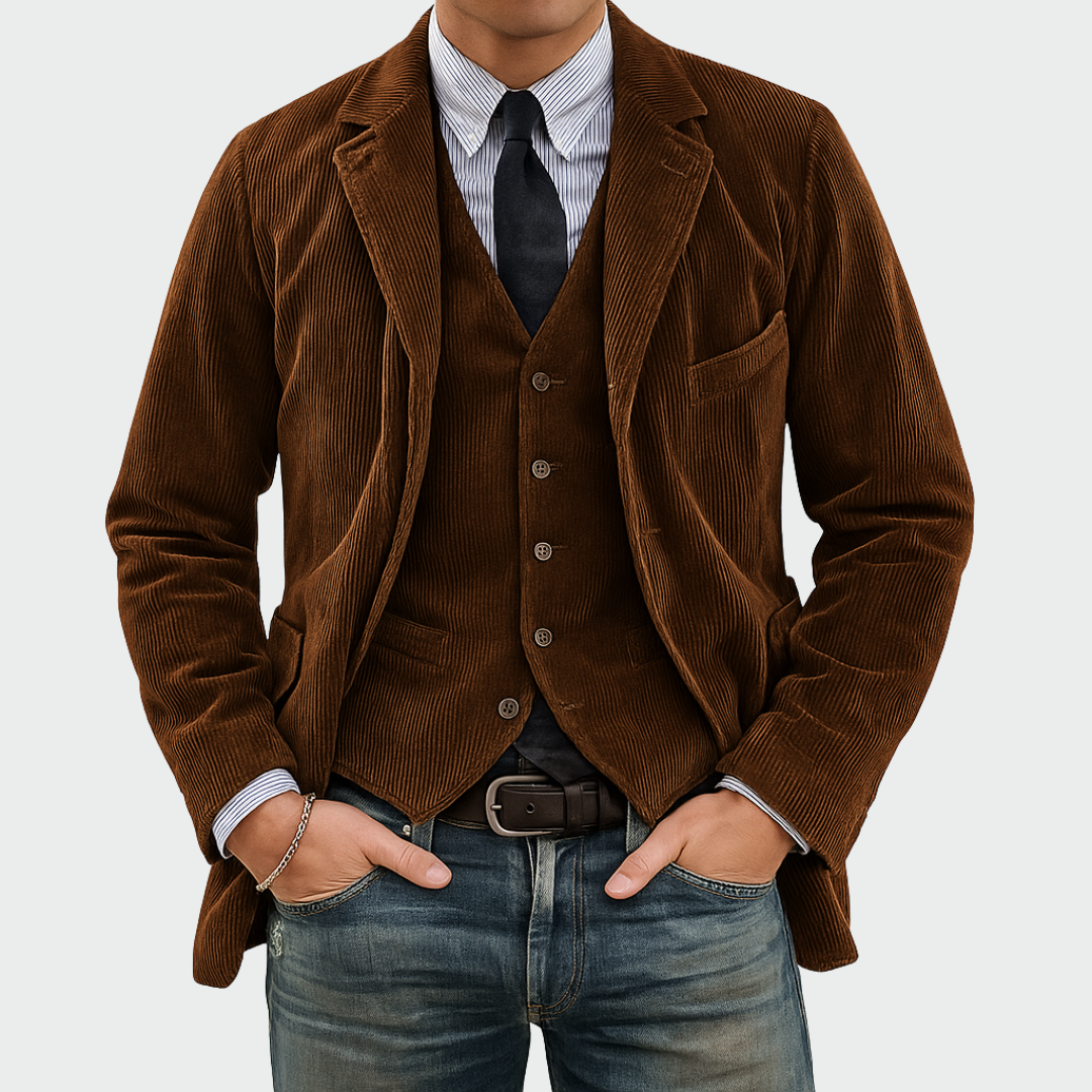 Lucan | Men Blazer 2-Piece Vest Set Elegant Formal Occasion