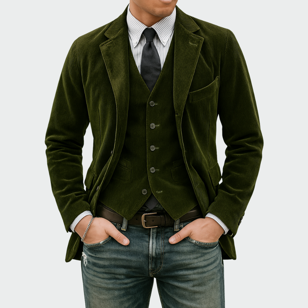 Lucan | Men Blazer 2-Piece Vest Set Elegant Formal Occasion