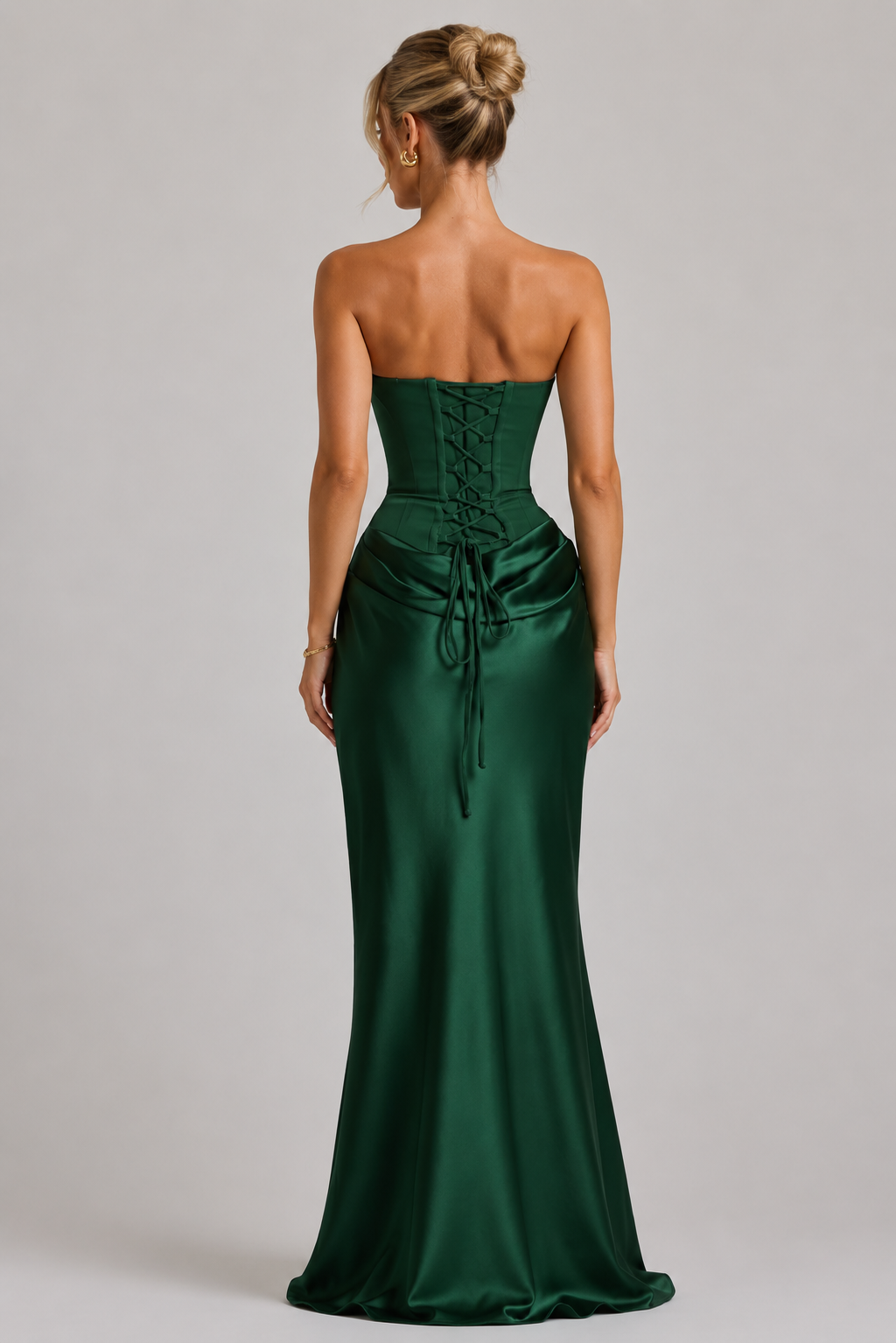 Mirabelle | Corset Satin Bodycon Maxi Dress Wedding Guest