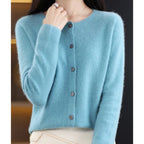 Wilhelmina | Women Cashmere V-Neck Cardigan Smart Casual