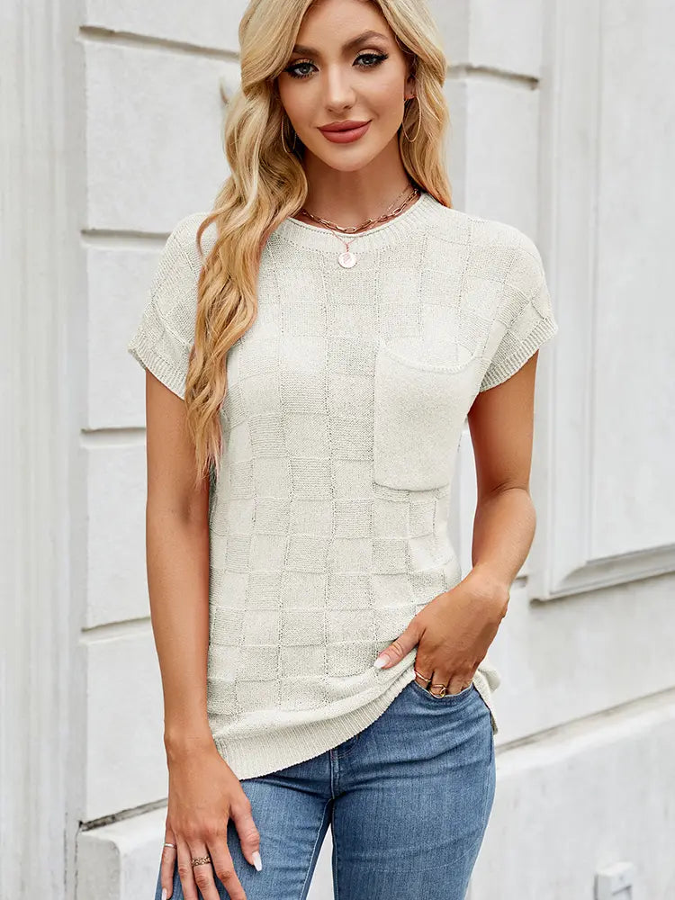 Romilly | Crochet Knit Sweater Casual Layering Everyday Style