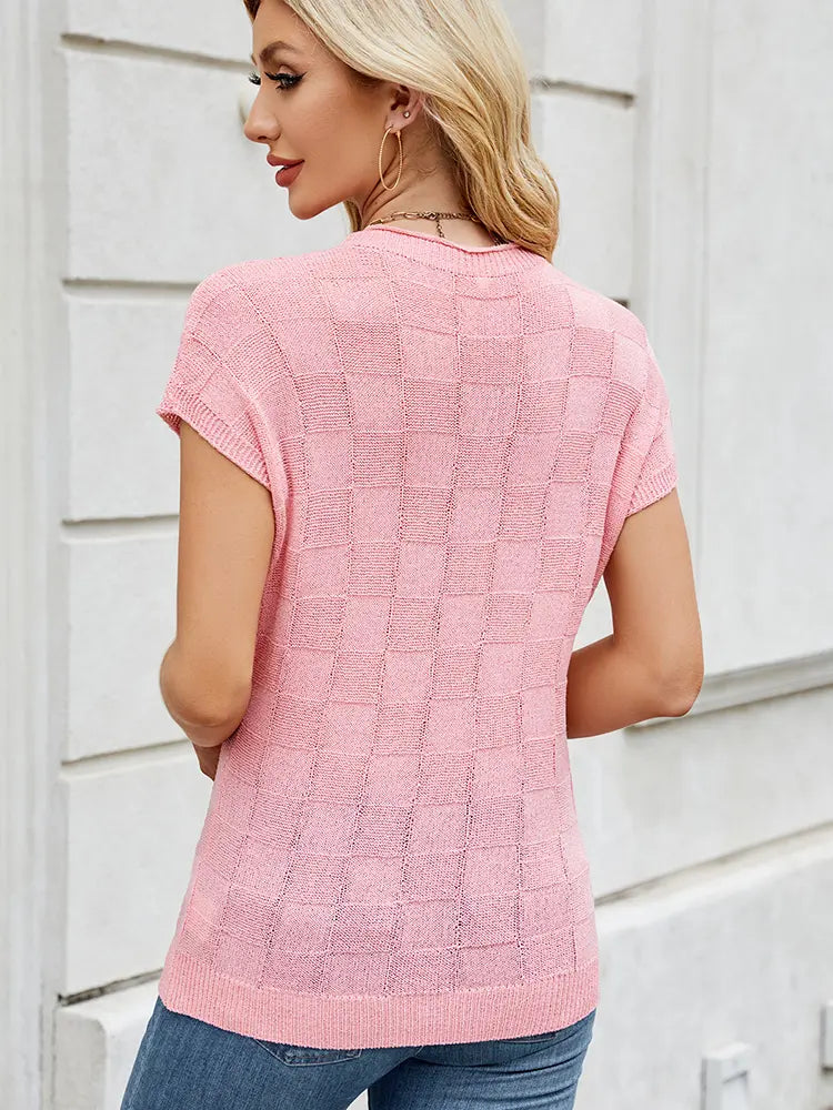 Romilly | Crochet Knit Sweater Casual Layering Everyday Style