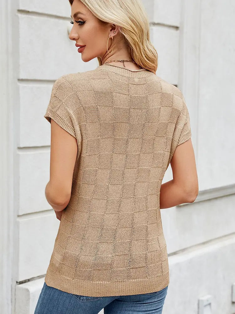 Romilly | Crochet Knit Sweater Casual Layering Everyday Style