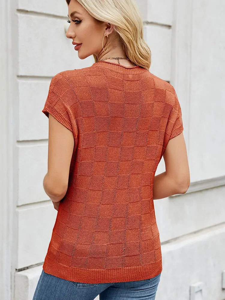 Romilly | Crochet Knit Sweater Casual Layering Everyday Style