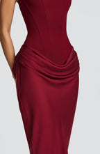 Hermione | Formal Dresses For Women Corset Maxi Pleated Gown