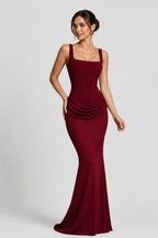 Hermione | Formal Dresses For Women Corset Maxi Pleated Gown