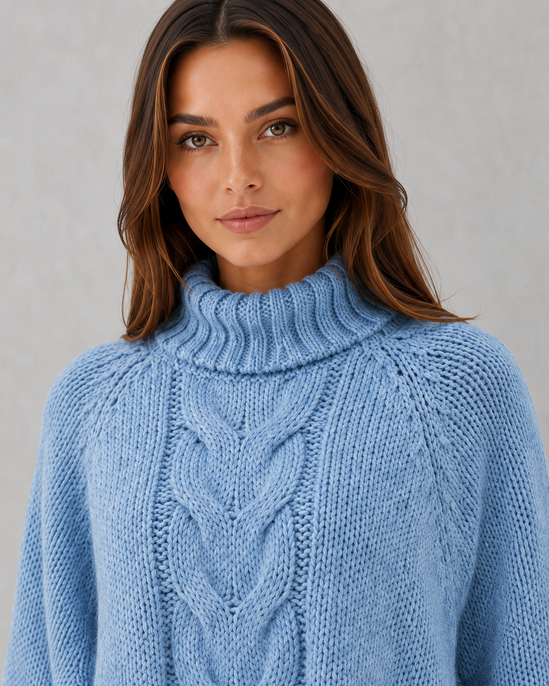 Katarina | Womens Cashmere Roll Neck Jumper Winter Knit