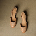 Elodie | Women's Black Slingback Block Heel Pumps