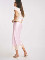 Juliette | Ribbed Knit Sweater & Lace Trim Leggings Co-Ord