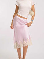 Juliette | Ribbed Knit Sweater & Lace Trim Leggings Co-Ord