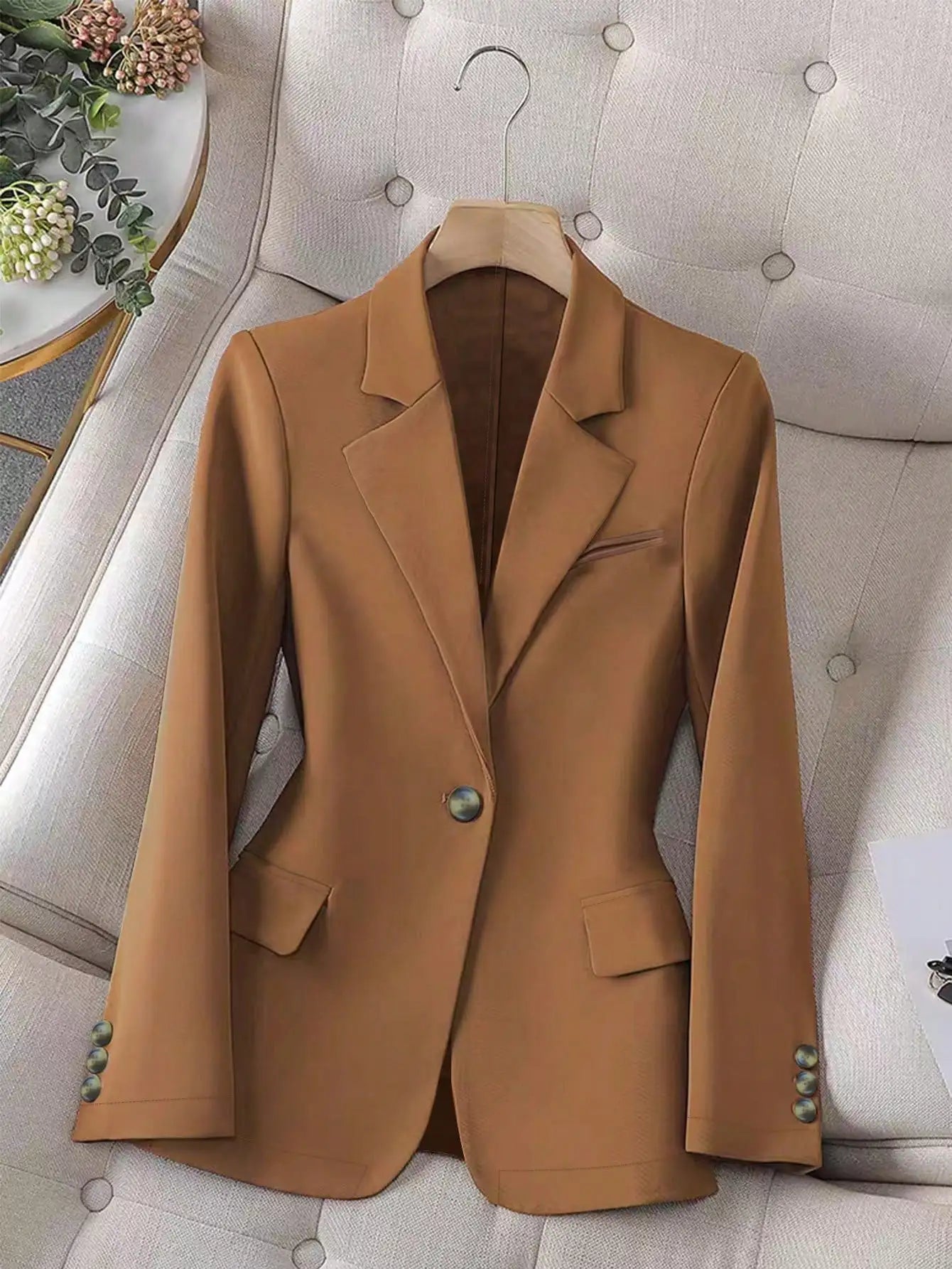 Anouk | Womens Black Blazer Tailored Office Jacket