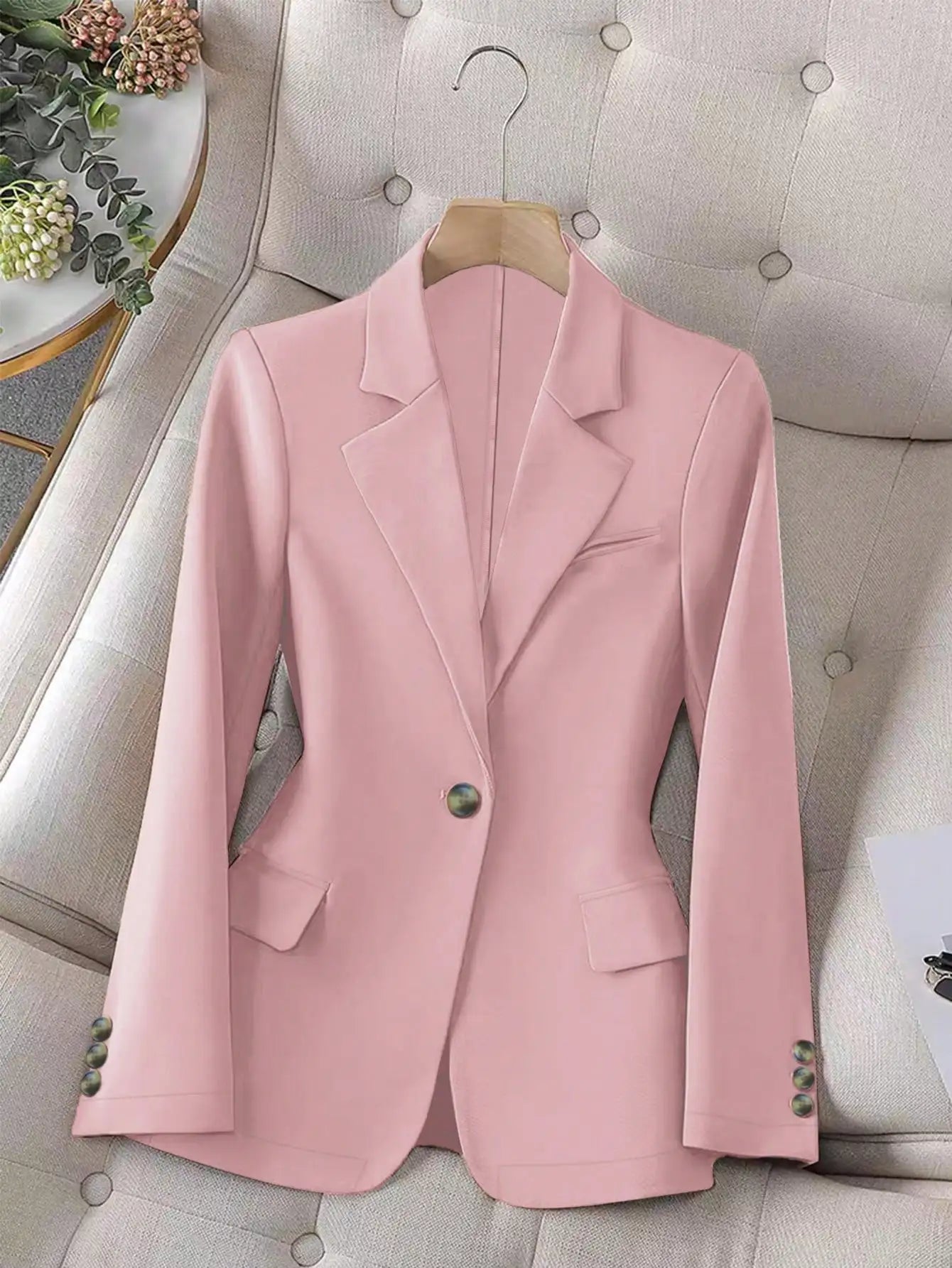 Anouk | Womens Black Blazer Tailored Office Jacket