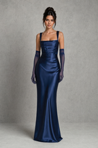 Celeste | Plus Size Evening Dresses Satin Corset Maxi Formal