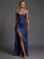 Helena | Women's Spaghetti Strap Bodycon Maxi Dress
