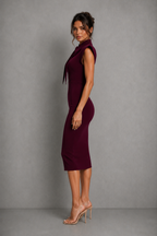 Constance | Office Attire For Women Bow Tie Midi Dress