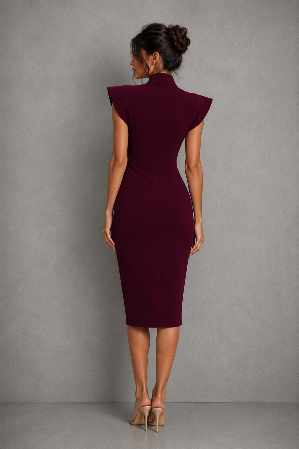 Constance | Office Attire For Women Bow Tie Midi Dress