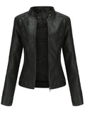 Octavia | Women's Tailored Biker Leather Jacket