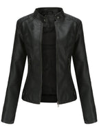 Octavia | Women's Tailored Biker Leather Jacket