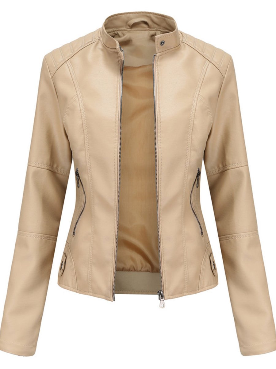 Octavia | Women's Tailored Biker Leather Jacket
