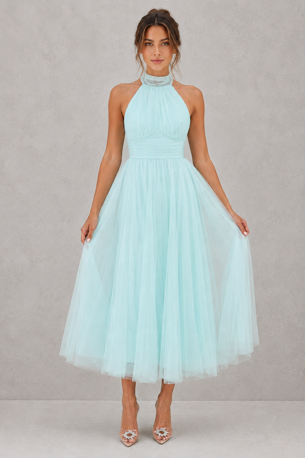 Bryony | Evening Dresses For Women Tulle Midi Occasion Dress
