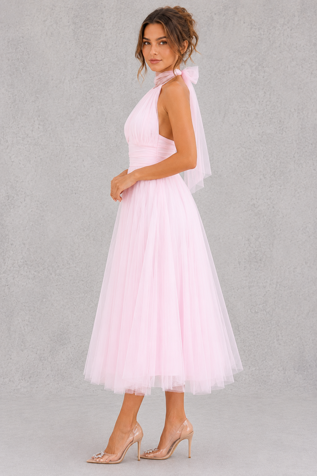 Bryony | Evening Dresses For Women Tulle Midi Occasion Dress