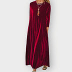 Rosaline | Women Velvet Long Sleeve Formal Dresses For Occasions